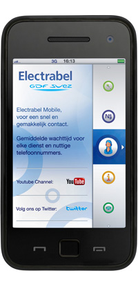 Mobiele applicatie Electrabel